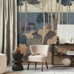 79229-5 Панно AS Creation 159*280, Эхо прибрежного леса