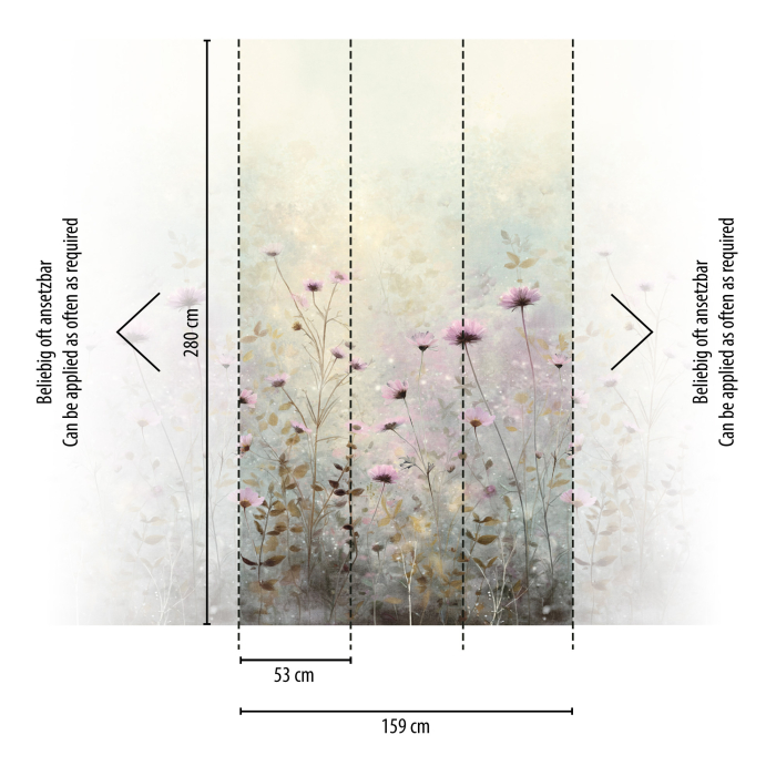79236-2 Панно AS Creation 159*280, Солнечное утро 