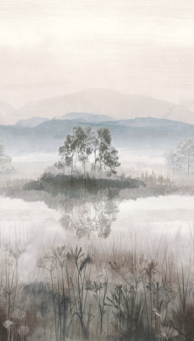 79236-5 Панно AS Creation 159*280, Горное озёро